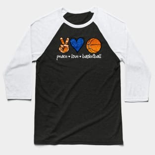 Peace Love Basketball Baseball T-Shirt